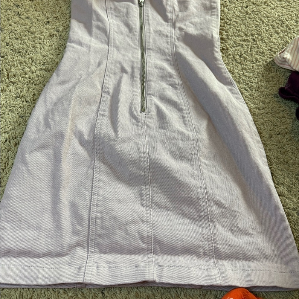 Divided Light Purple Mini Dress - Picture 2 of 3